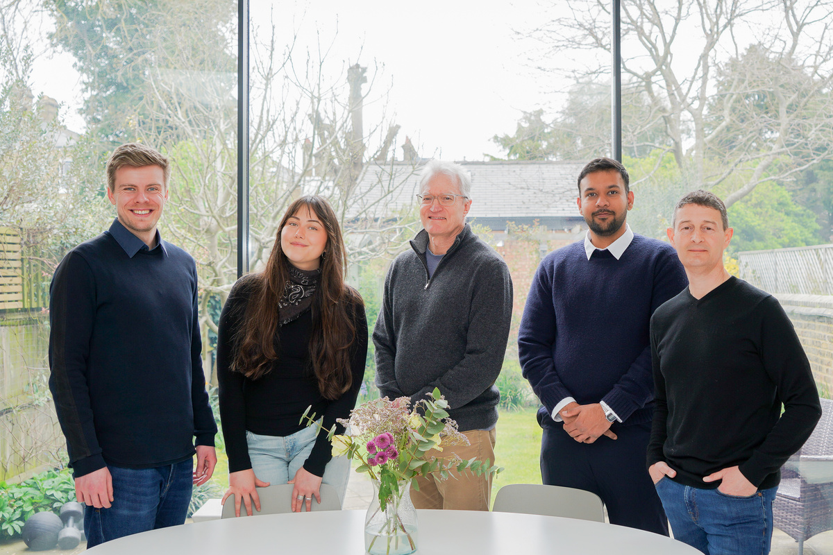 The RevGeni team in the kitchen garden